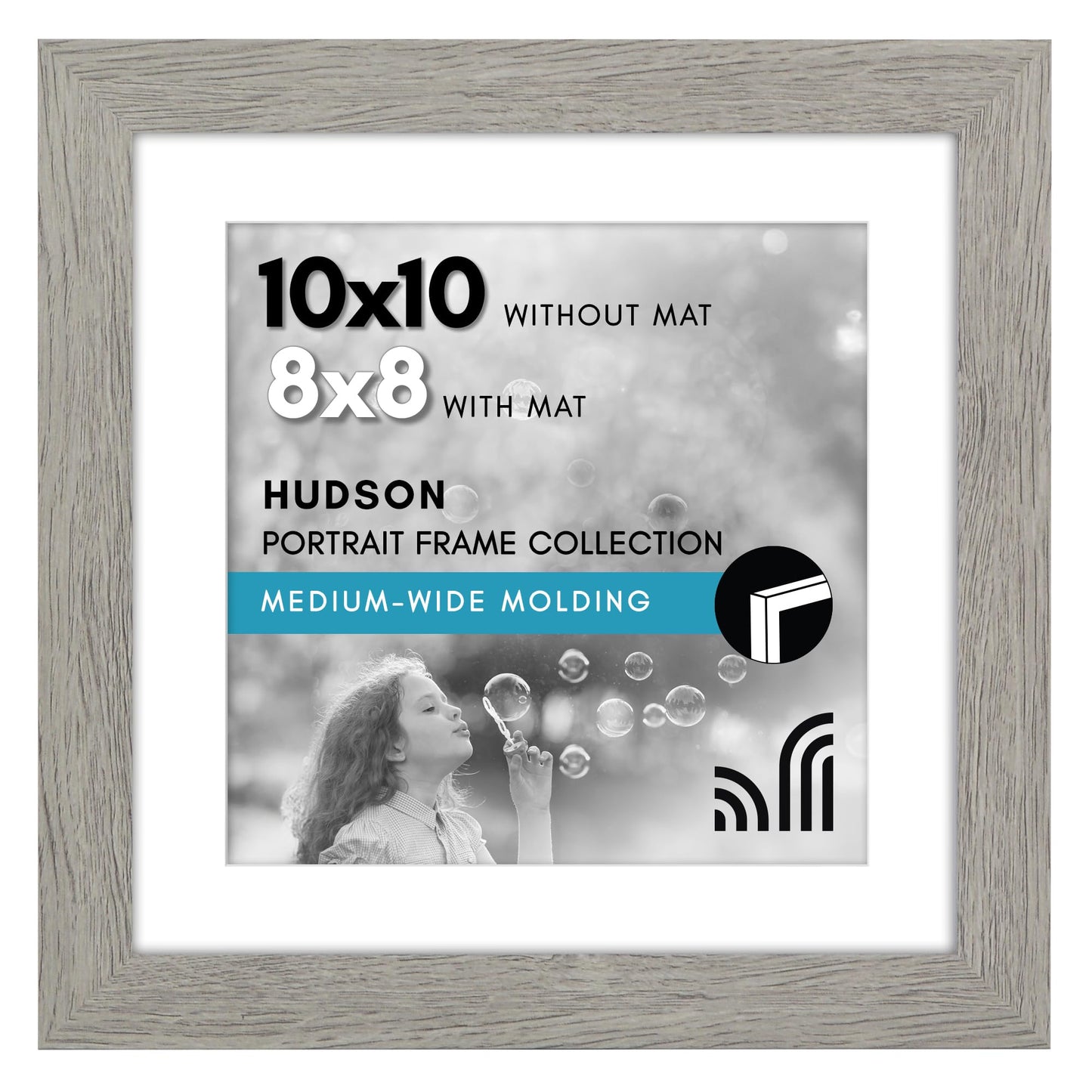 Oversized Gallery Picture Frame with Mat | Hudson Collection