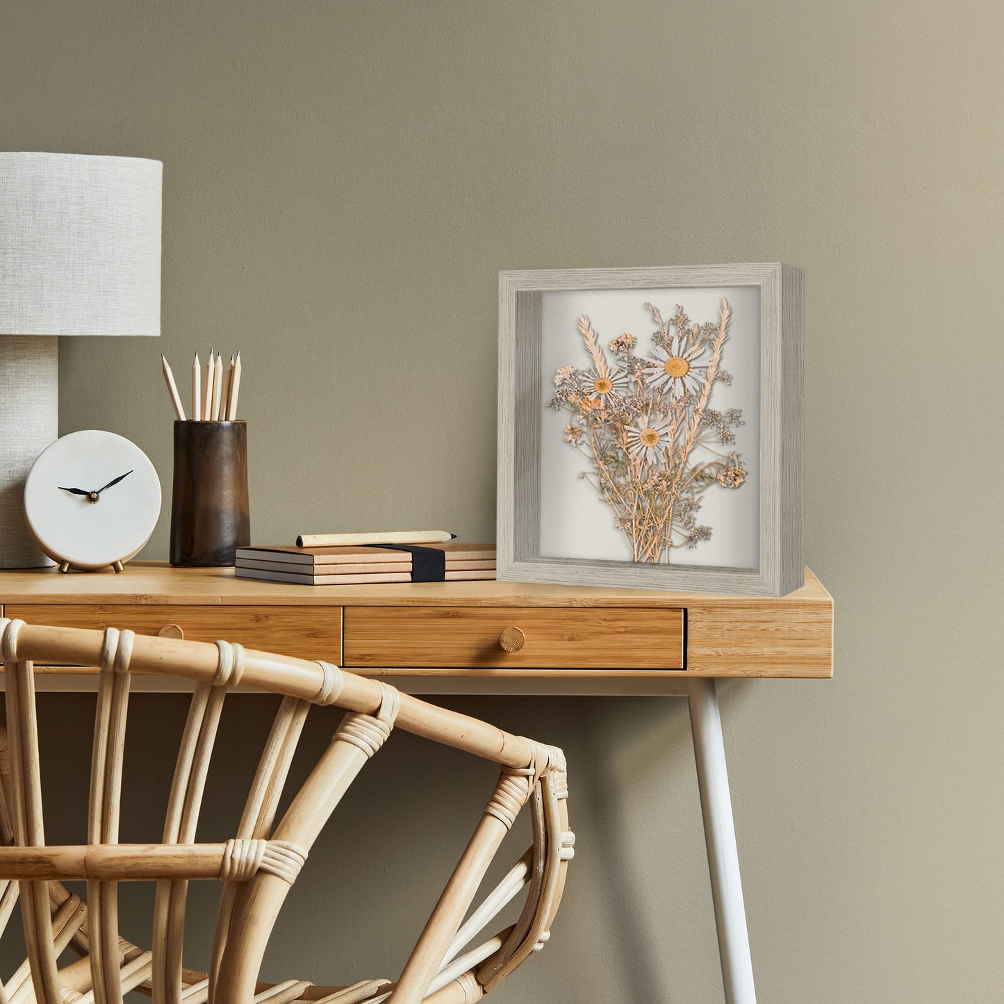 Shadow Box Keepsake Frame | Silhouette Collection | Modern Decor