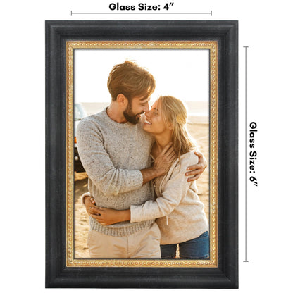 4x6 | Vintage Frames | Black Gold | Modern - Premium Quality