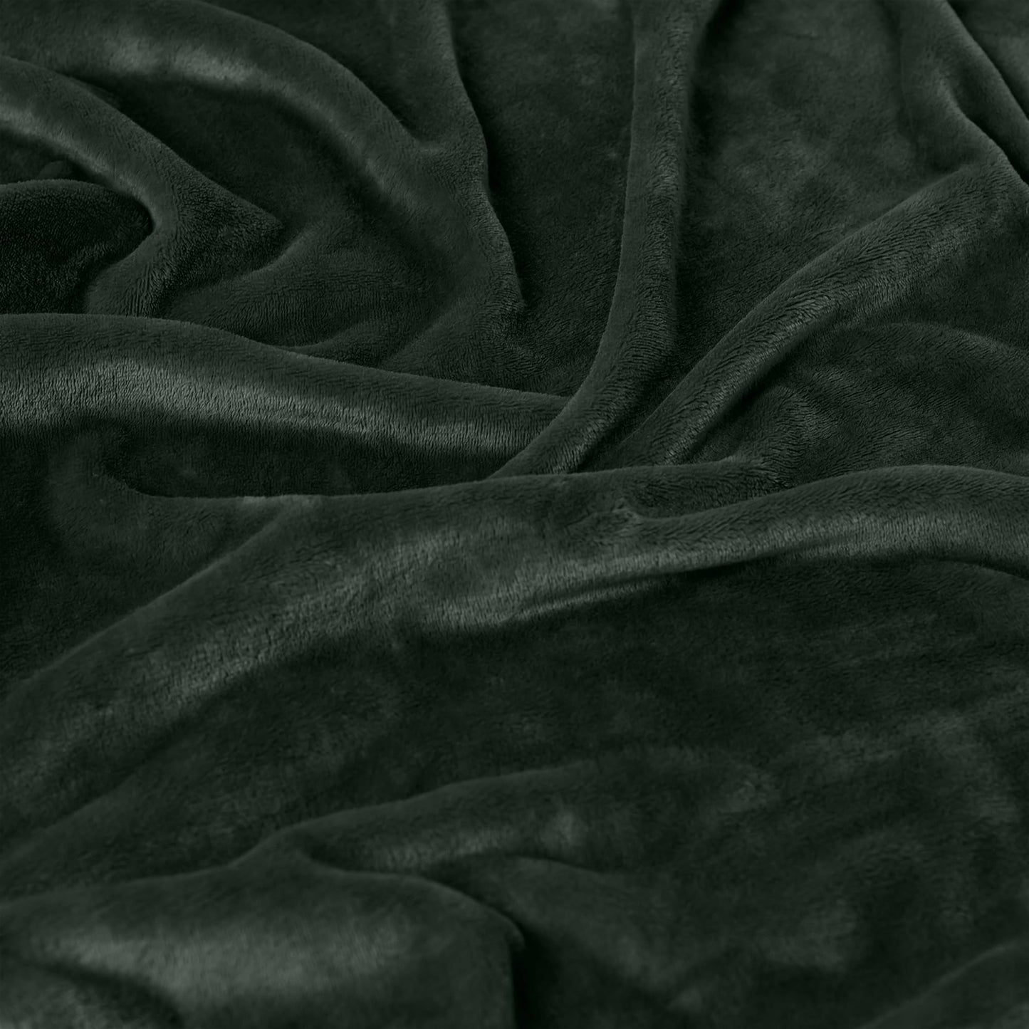 Americanflat 60x80 Fleece Throw Blanket - Soft and Breathable Throw Blanket for Couch, Bed, Chair - Roomy Fleece Blankets Perfect for Home, Bedroom, or Outdoor Use - Green