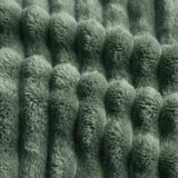 Americanflat 60x80 Faux Fur Throw Blanket - Soft and Breathable Throw Blanket for Couch, Bed, Chair - Green Faux Fur Blankets Perfect for Home, Bedroom, or Outdoor Use