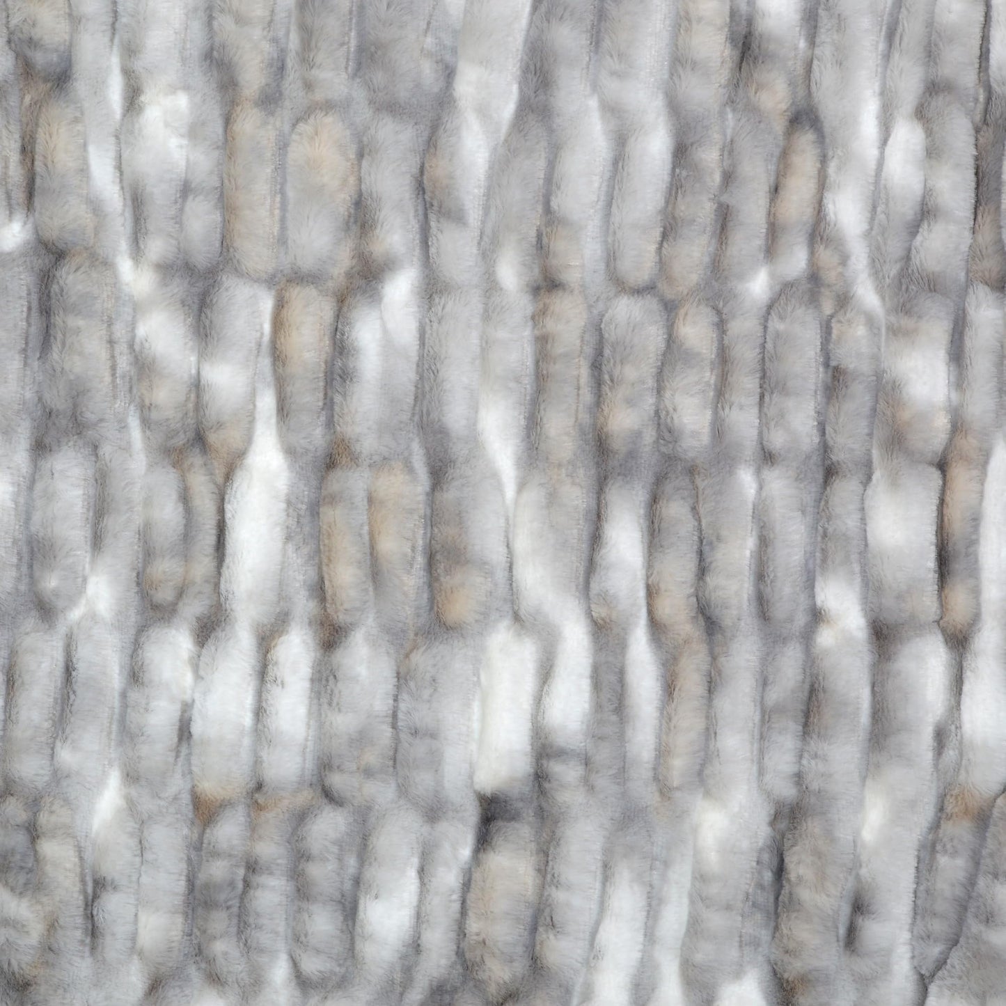 Americanflat 50x60 Rouched Faux Fur Throw Blanket - Soft and Breathable Throw Blanket for Couch, Bed, Chair - Rabbit Faux Fur Blankets Perfect for Home, Bedroom, or Outdoor Use