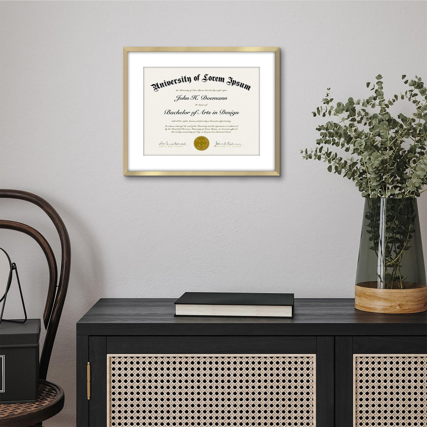 Americanflat Legacy Diploma Frame | With Mat Multi pack | Shatter-Resistant