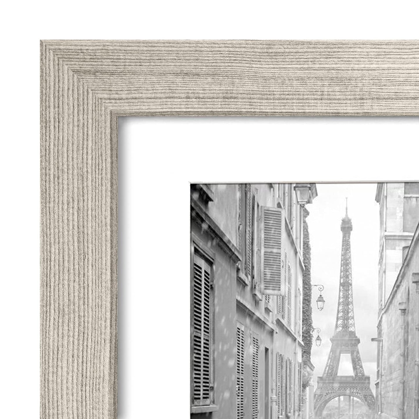 Wood Picture Frame | Horizontal and Vertical Wall Display | Modern Art Decor
