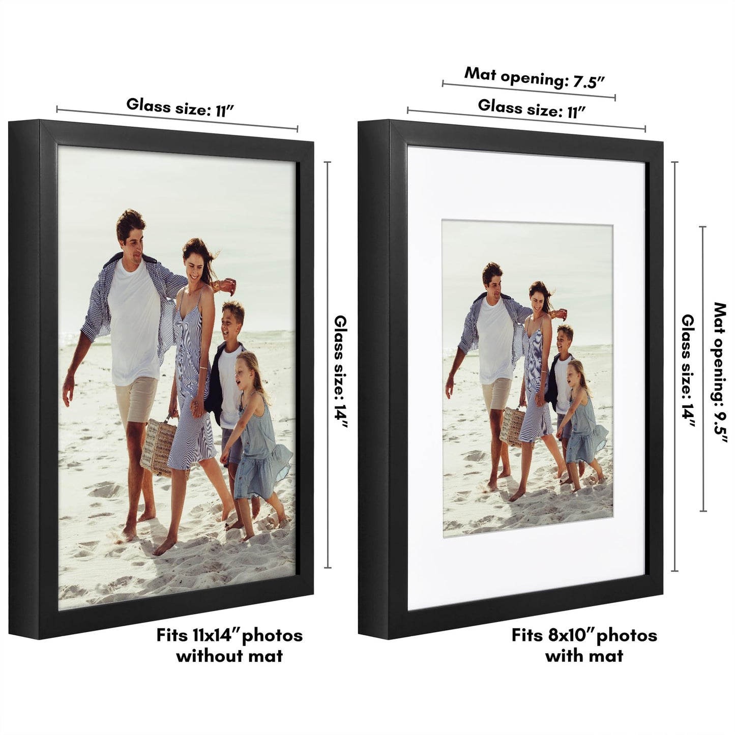Gallery Picture Frame with Mat | Soho Collection