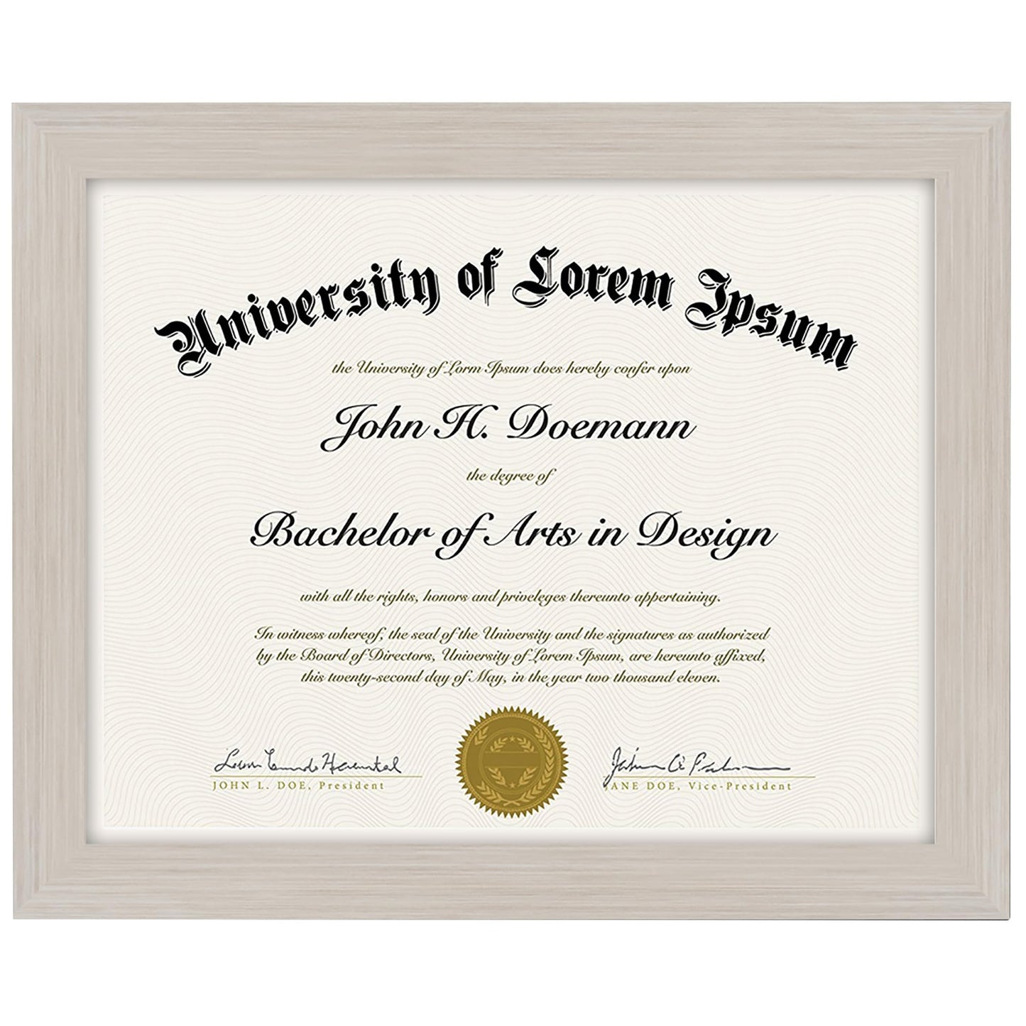Diploma Frame | Legacy Collection | Modern - Premium Quality Display