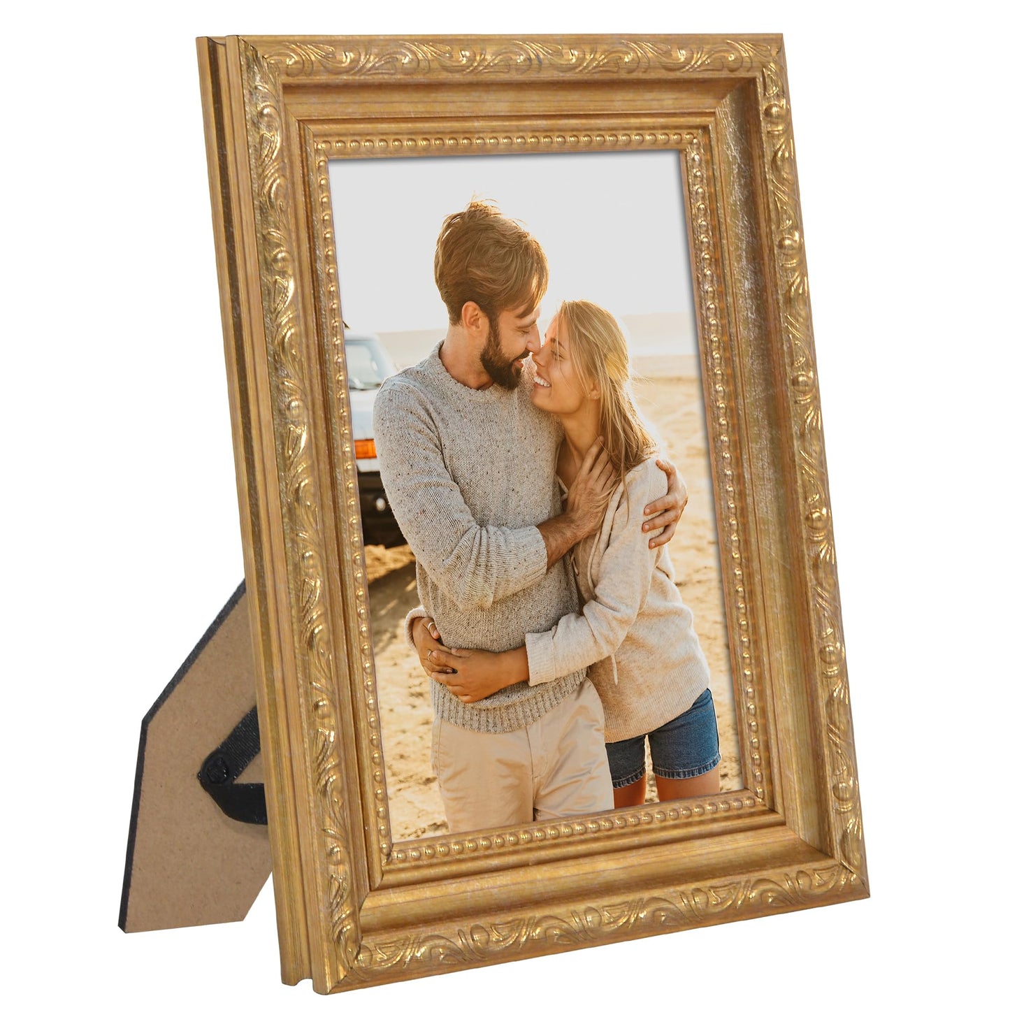 5x7 | Ornate Vintage Frame | Gold | Modern - Premium Quality