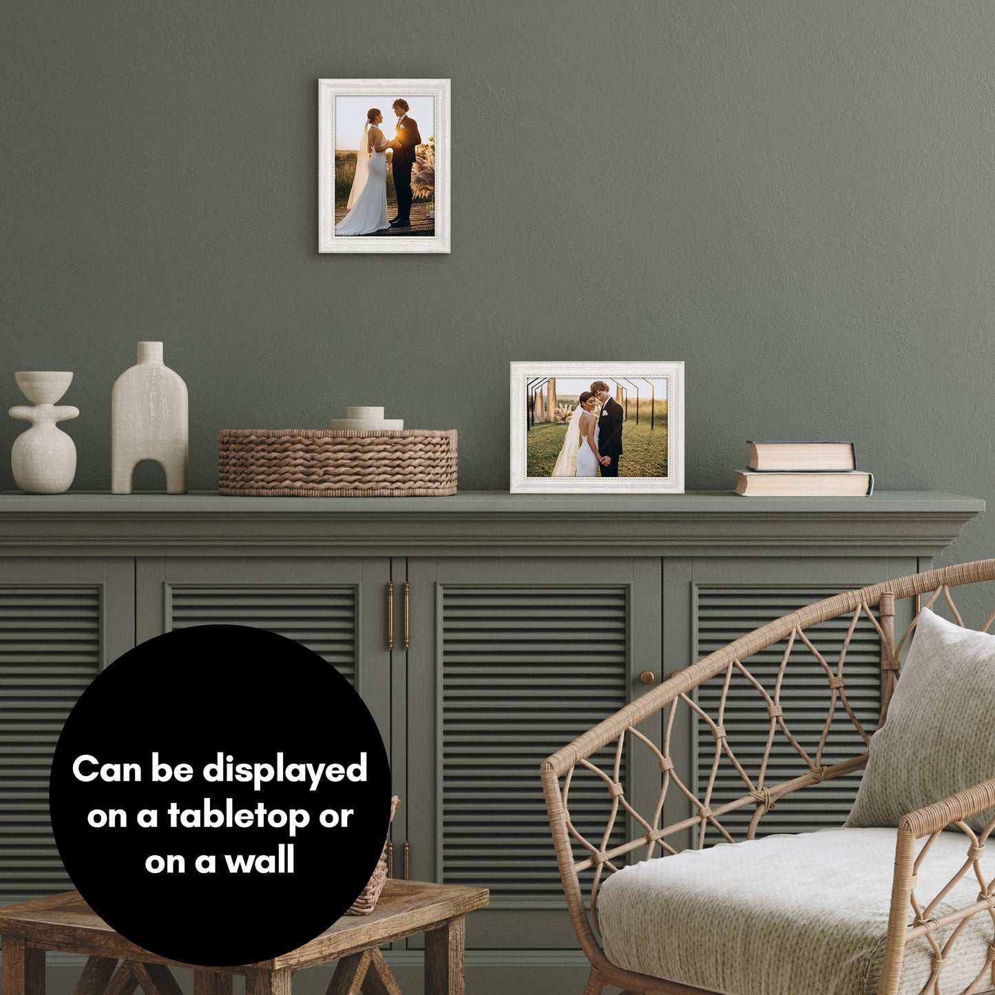 5x7 | Vintage Frames | White | Modern - Premium Quality