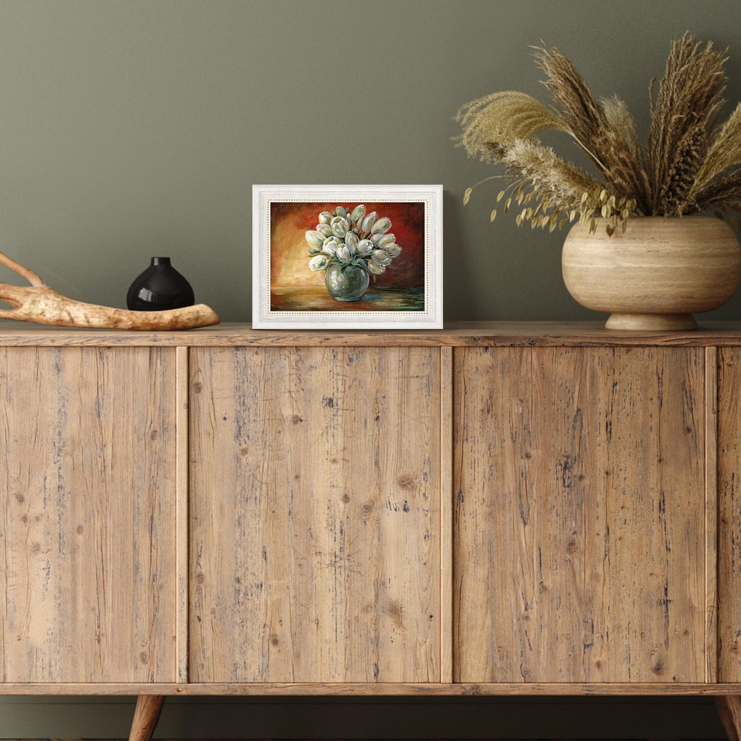 5x7 | Vintage Frames | White Gold | Modern - Premium Quality