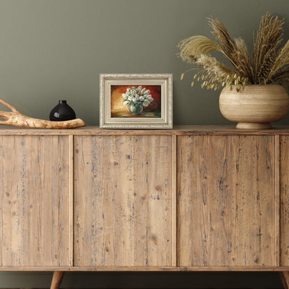 4x6 | Ornate Vintage Frame | Silver | Modern - Premium Quality