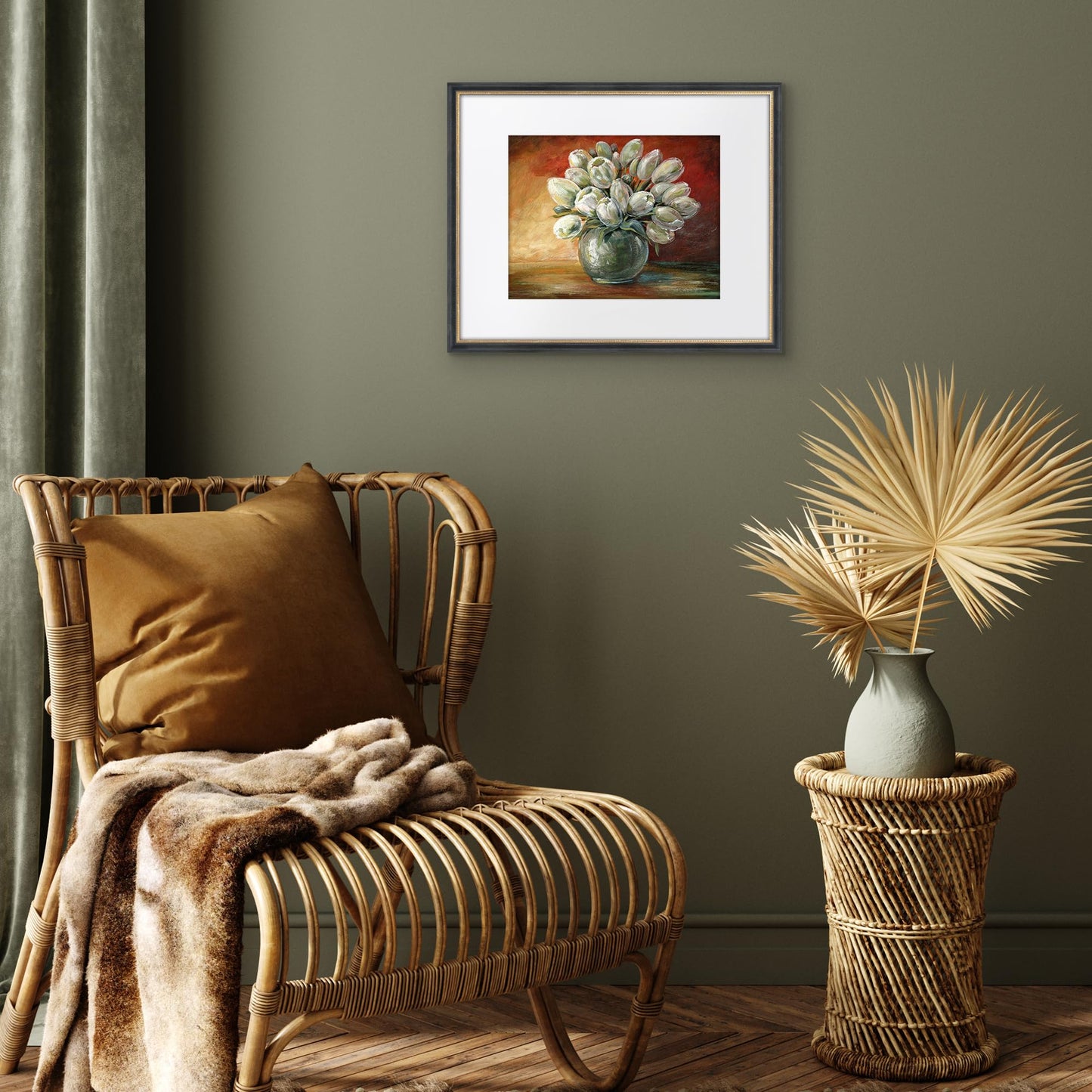 16x20 with 11x14 Mat | Vintage Frames | Black Gold | Modern - Premium Quality