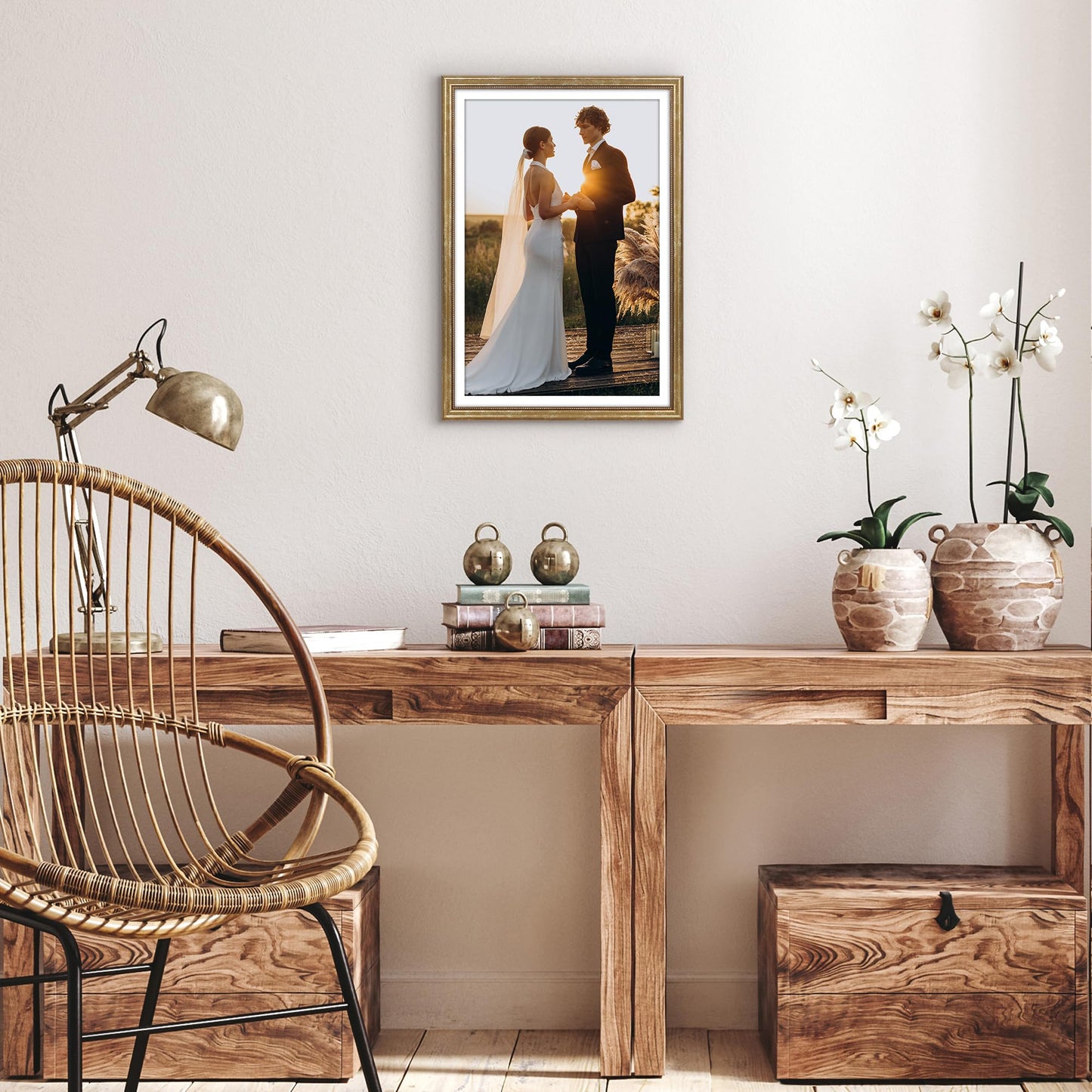 13x19 with 12x18 Mat | Vintage Frames | Gold | Modern - Premium Quality