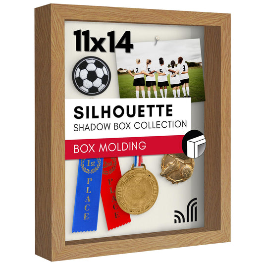 Shadow Box Frame | Shatter-Resistant Glass | Deep Display Box - Americanflat