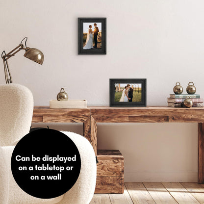 5x7 | Ornate Vintage Frame | Black | Modern - Premium Quality