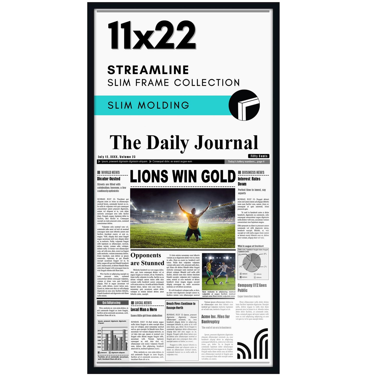 Picture Frame | Slim Molding | Streamline Collection