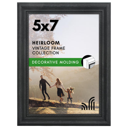 5x7 | Vintage Frames | Black | Modern - Premium Quality