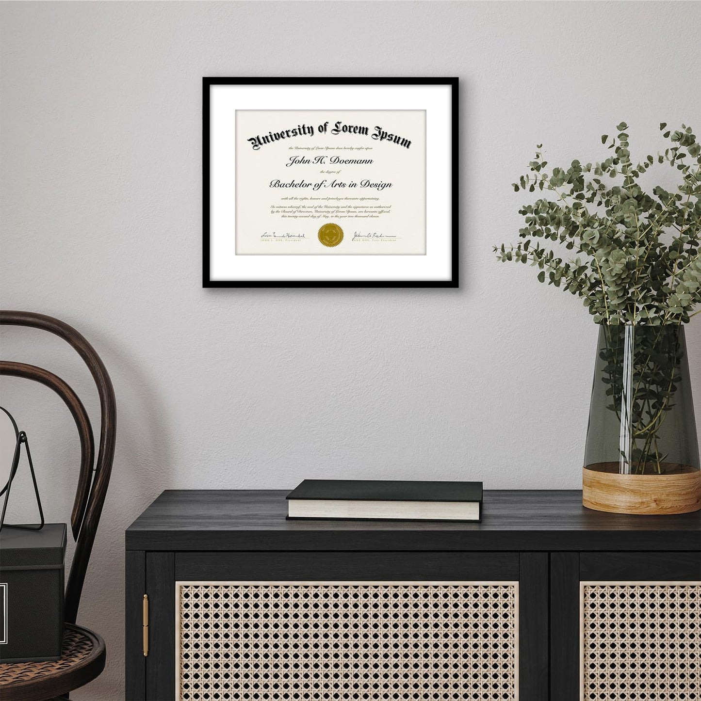 Americanflat Legacy Diploma Frame | With Mat Multi pack | Shatter-Resistant