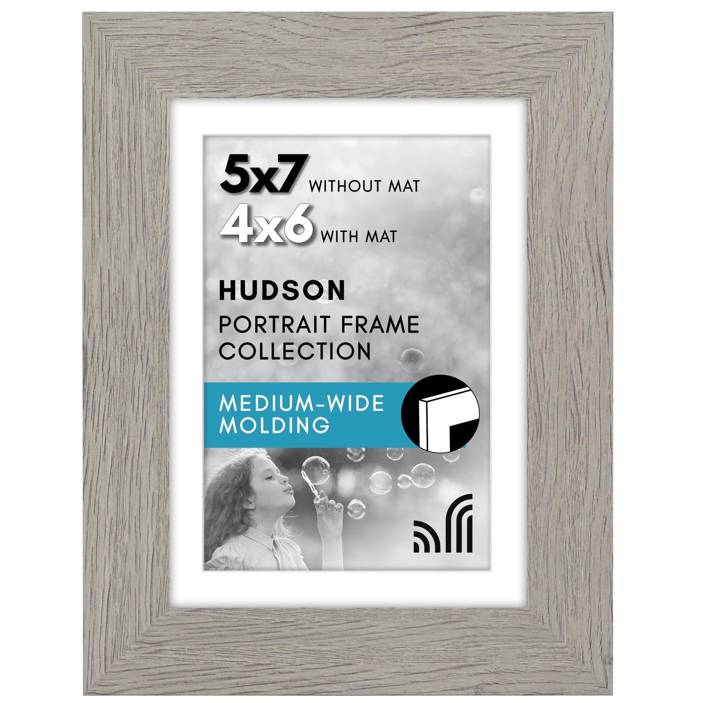 Oversized Gallery Picture Frame with Mat | Hudson Collection