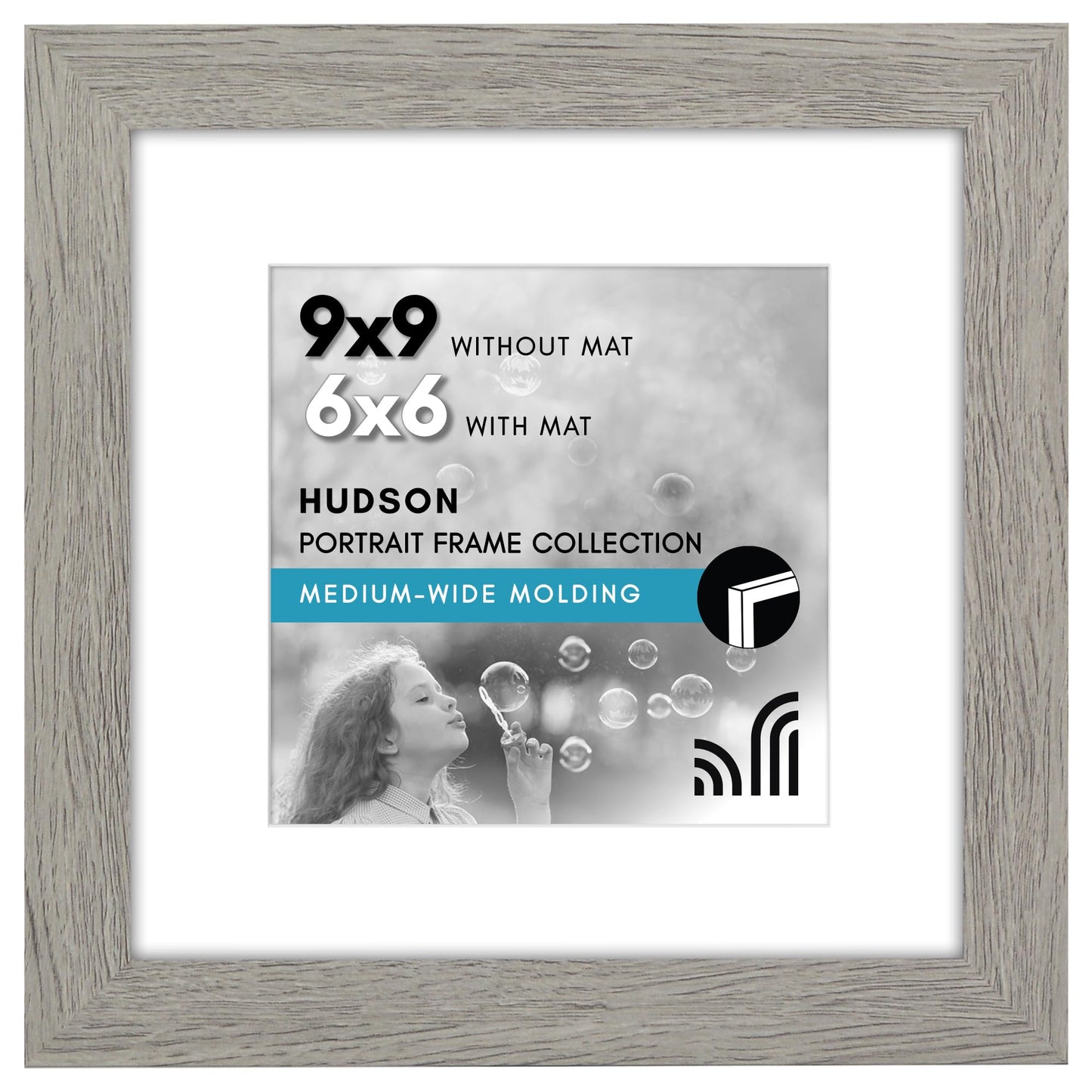 Oversized Gallery Picture Frame with Mat | Hudson Collection