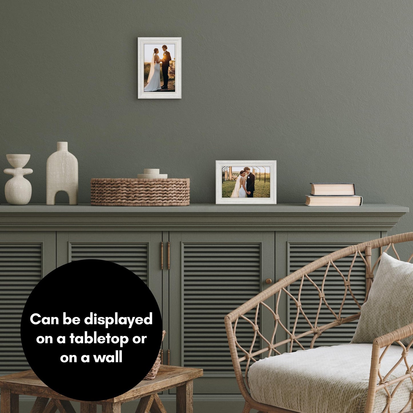 4x6 | Vintage Frames | White | Modern - Premium Quality