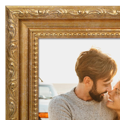 5x7 | Ornate Vintage Frame | Gold | Modern - Premium Quality