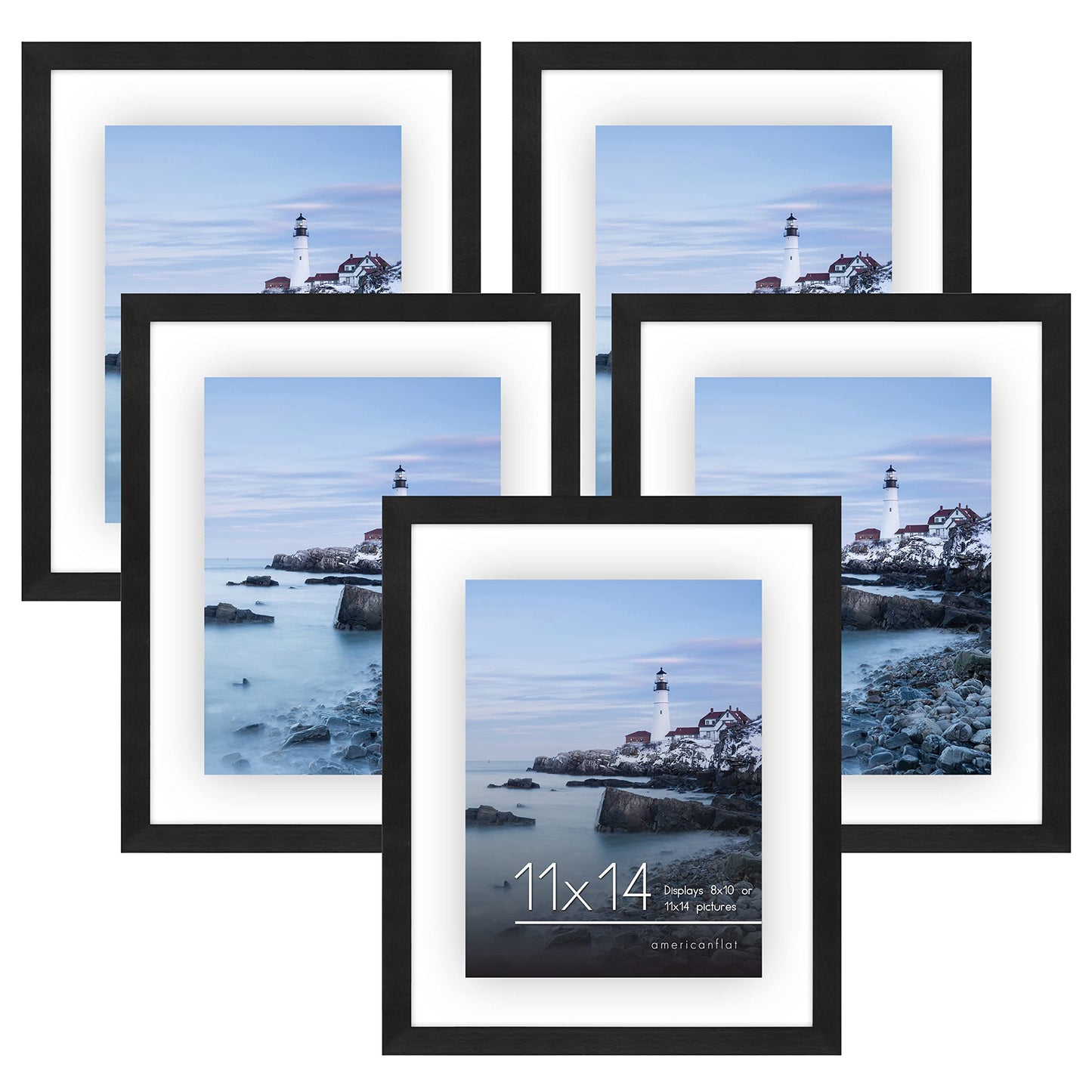 Floating Picture Frame | Americanflat | Clear Glass | Wall & Tabletop Display