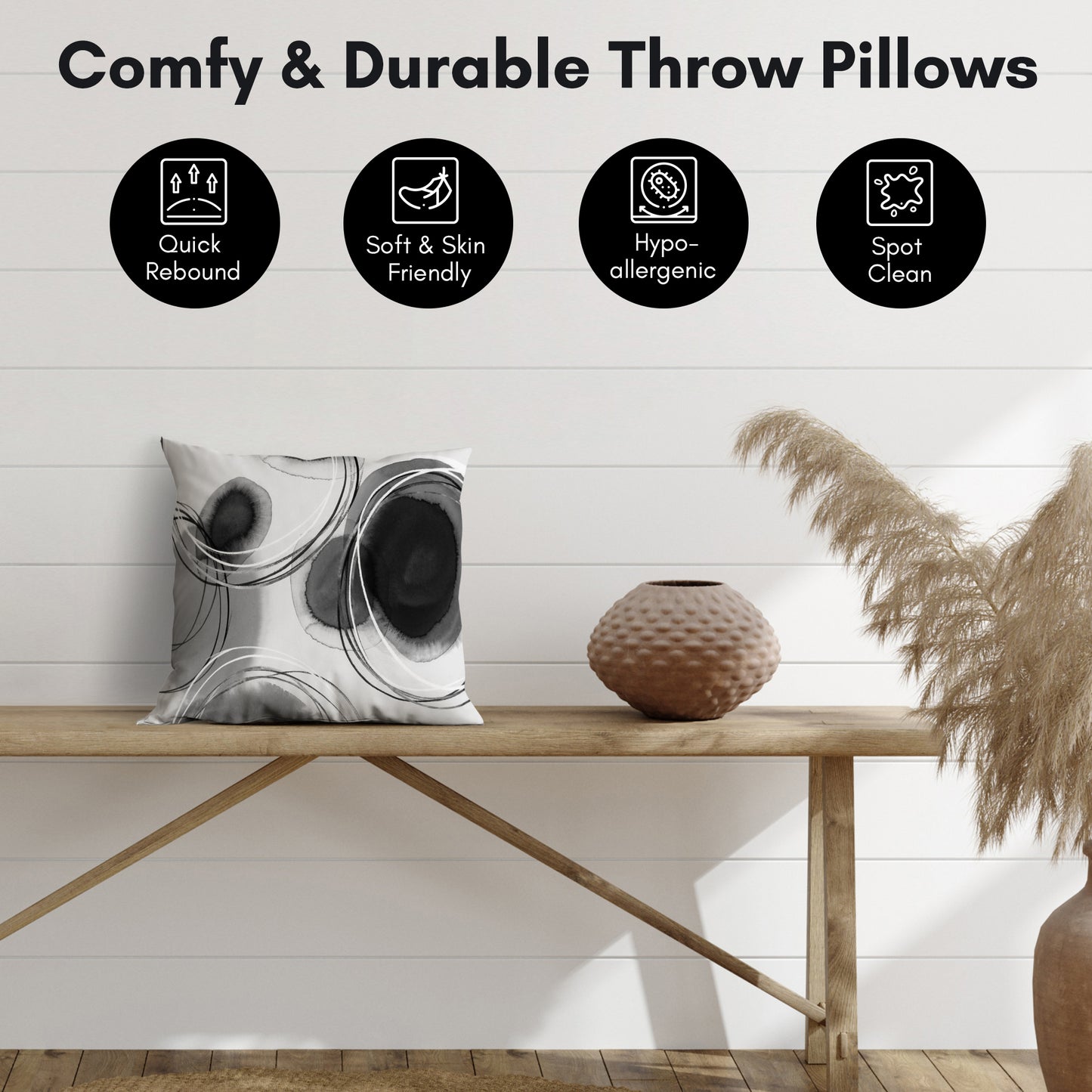 Throw Pillow | Decorative Styles | Sewn-In Insert – Americanflat