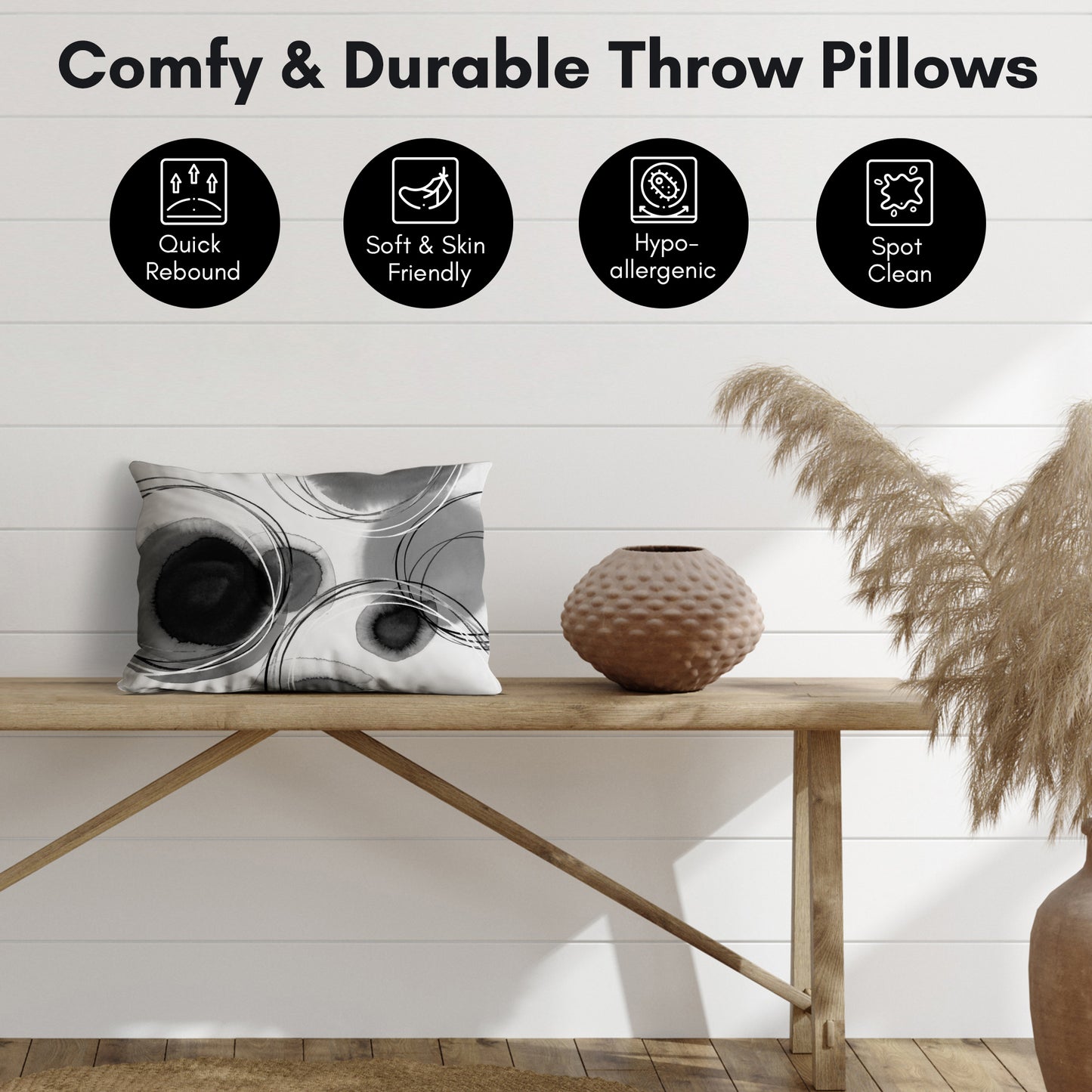 Throw Pillow | Decorative Styles | Sewn-In Insert – Americanflat