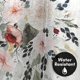 71x74 Shower Curtain with 12 Metal Grommets | Loose Bouquet