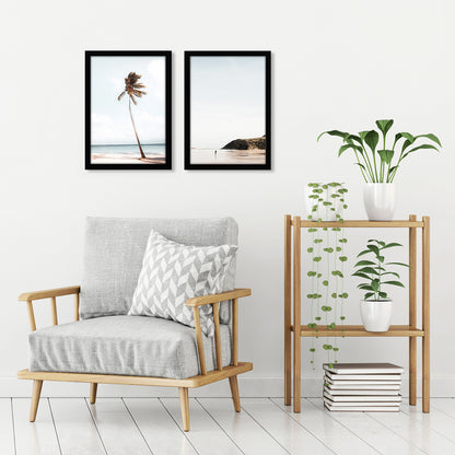 Americanflat | A3 Picture Frame with Shatter-Resistant Glass | Set of 2 | 11.7x16.5 Frame with Engineered Wood | Signature Collection | A3 Frames for Wall Display | Black