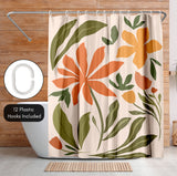 71x74 Shower Curtain with 12 Metal Grommets | Bold Floral Design
