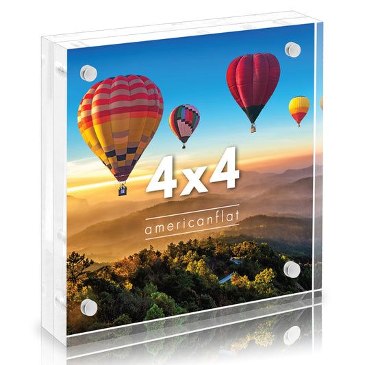 Double-Sided Acrylic Picture Frame | Scratch Resistant