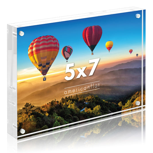 Double-Sided Acrylic Picture Frame | Scratch Resistant