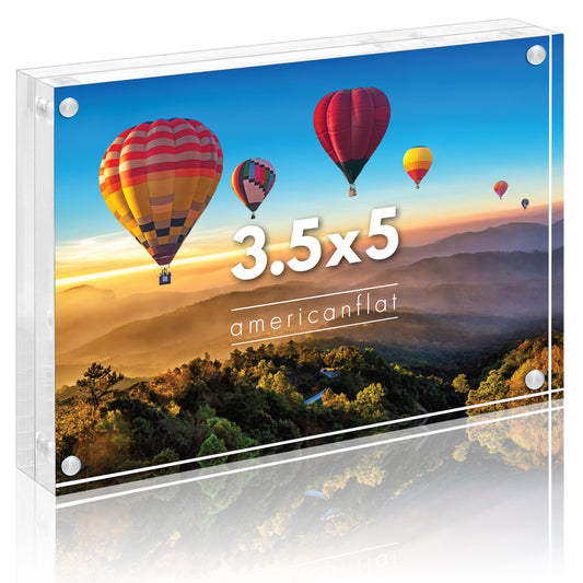 Double-Sided Acrylic Picture Frame | Scratch Resistant