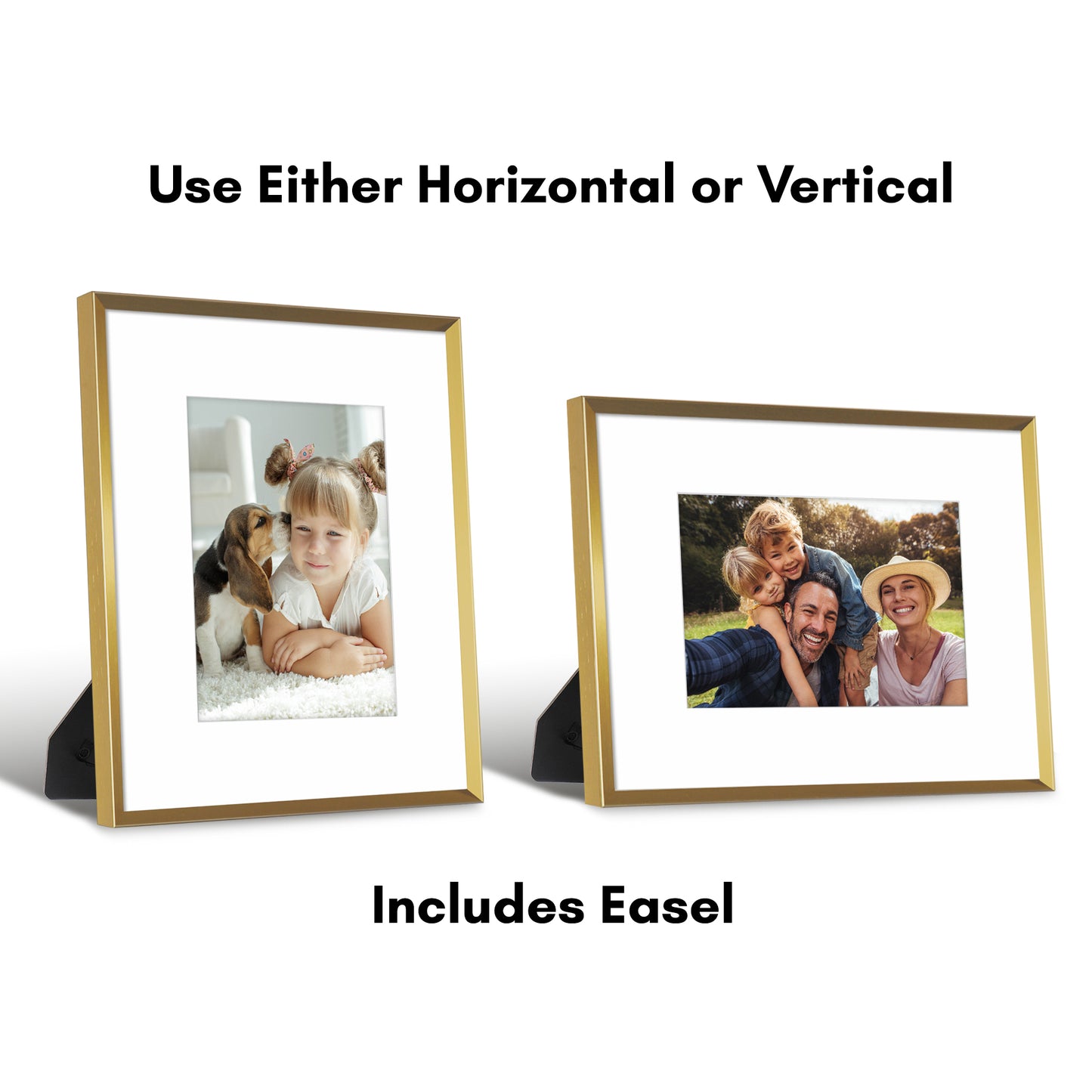 Aluminum Picture Frame | Brooklyn Portrait Collection |Modern - Premium Quality