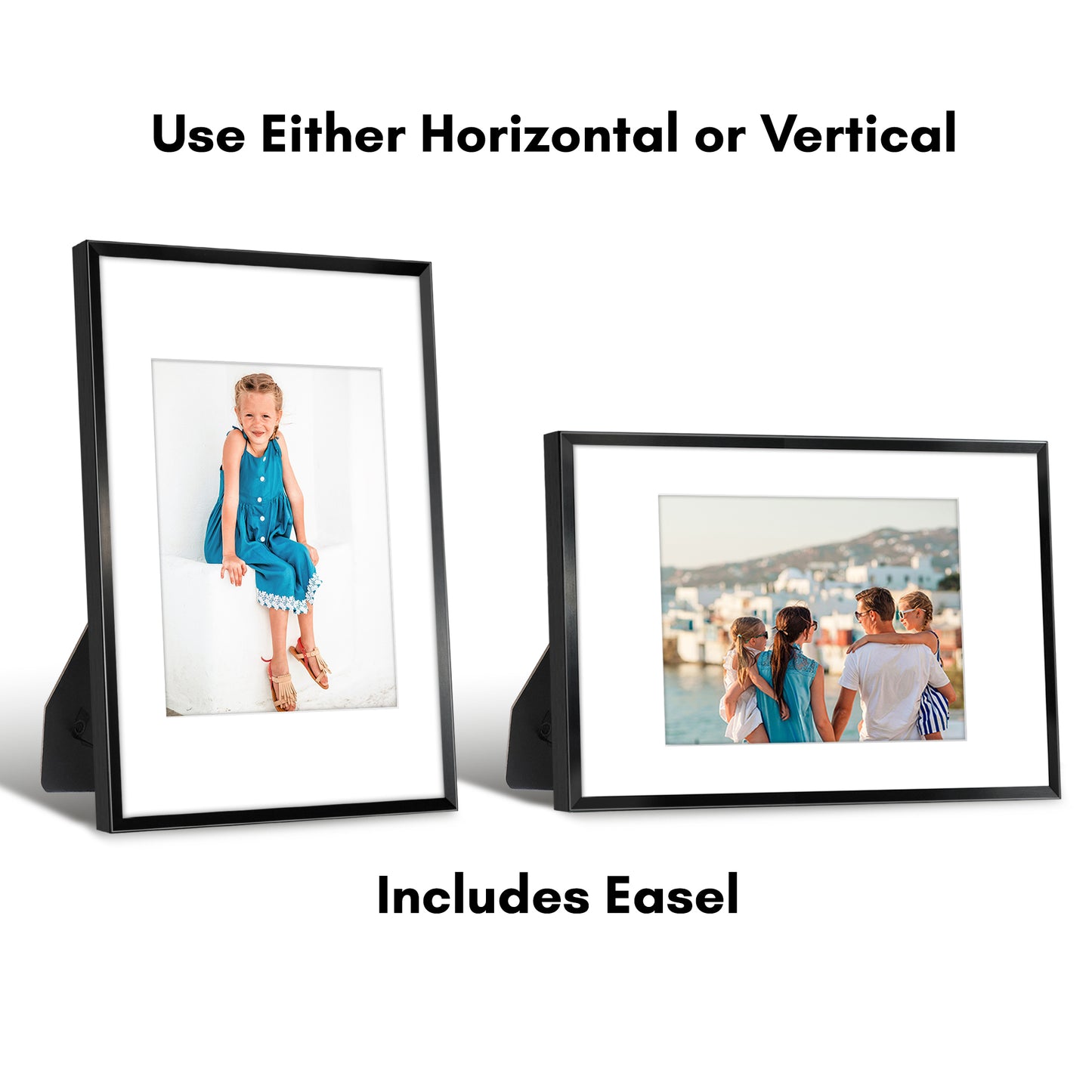 Aluminum Picture Frame | Brooklyn Portrait Collection |Modern - Premium Quality