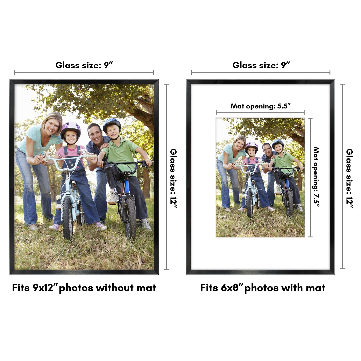 Aluminum Picture Frame | Brooklyn Portrait Collection |Modern - Premium Quality
