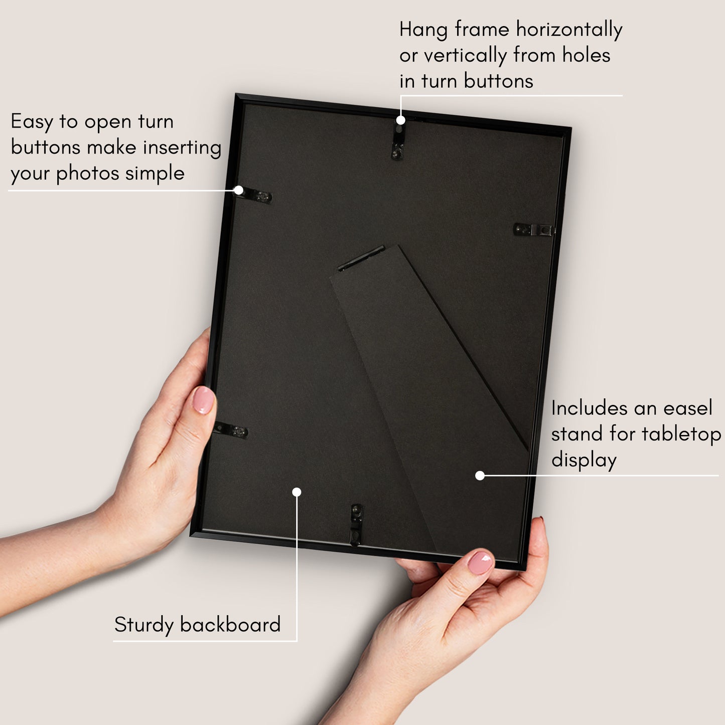Aluminum Picture Frame | Brooklyn Portrait Collection |Modern - Premium Quality