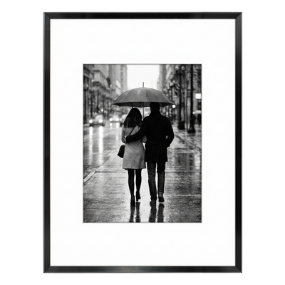 Brooklyn Portrait Picture Frame — 9x12 / Black