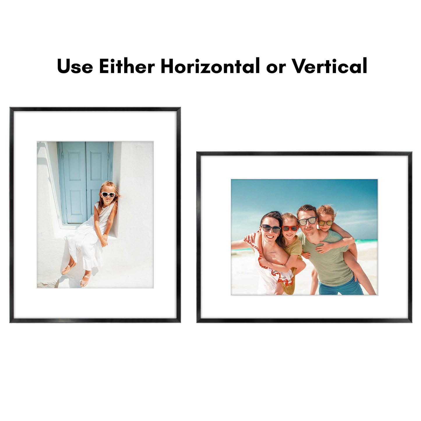 Aluminum Picture Frame | Brooklyn Portrait Collection |Modern - Premium Quality