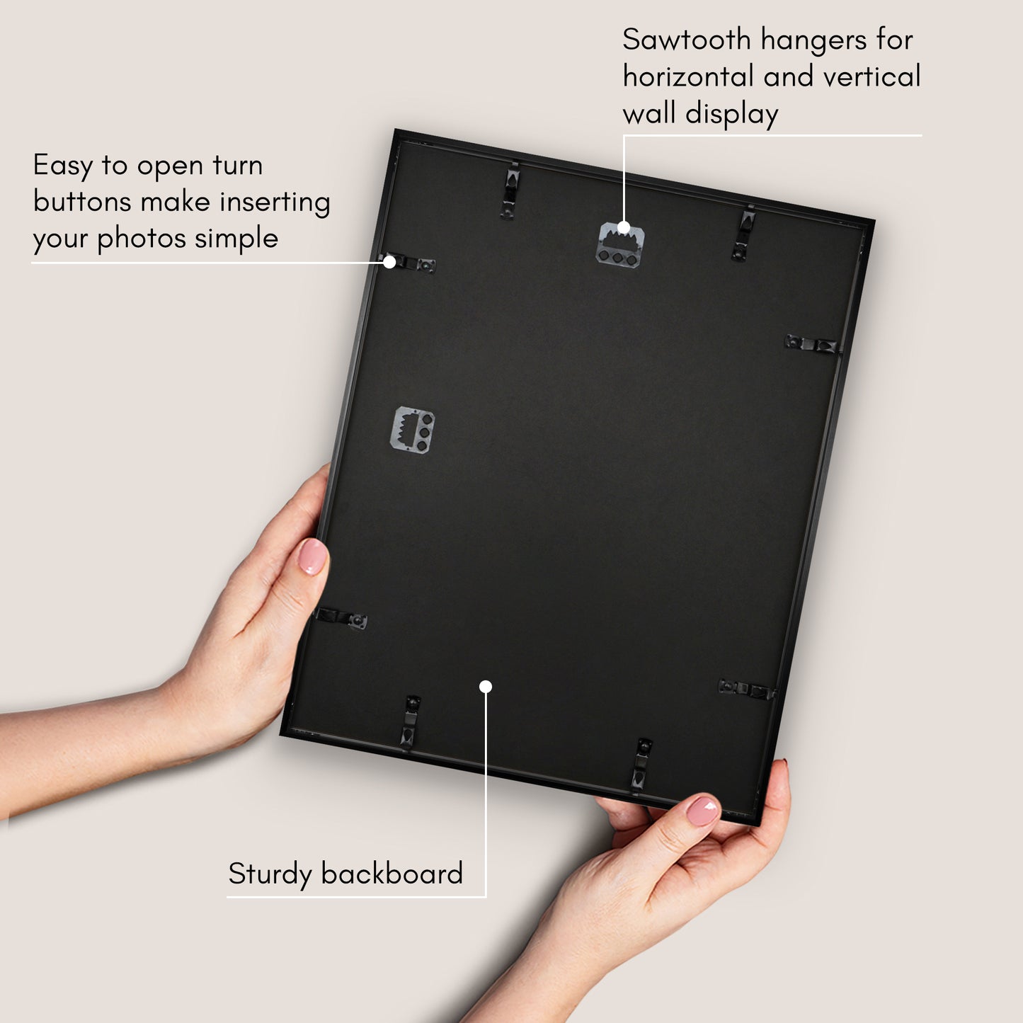 Aluminum Picture Frame | Brooklyn Portrait Collection |Modern - Premium Quality