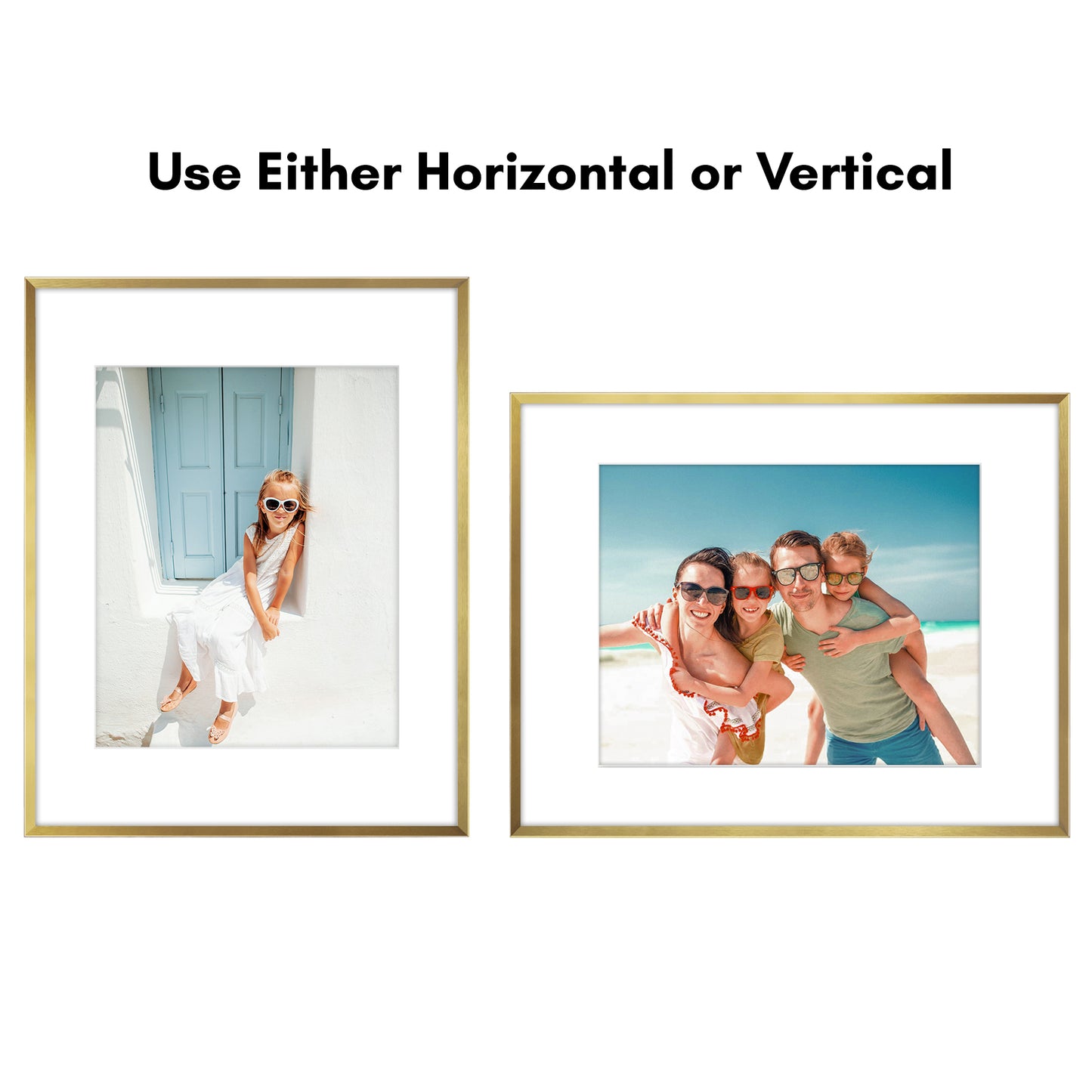 Aluminum Picture Frame | Brooklyn Portrait Collection |Modern - Premium Quality