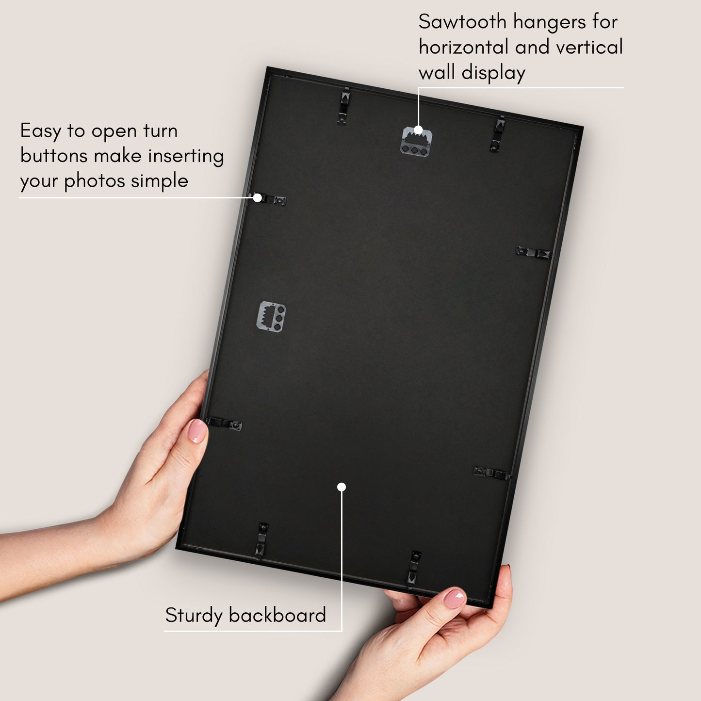 Aluminum Picture Frame | Brooklyn Portrait Collection |Modern - Premium Quality