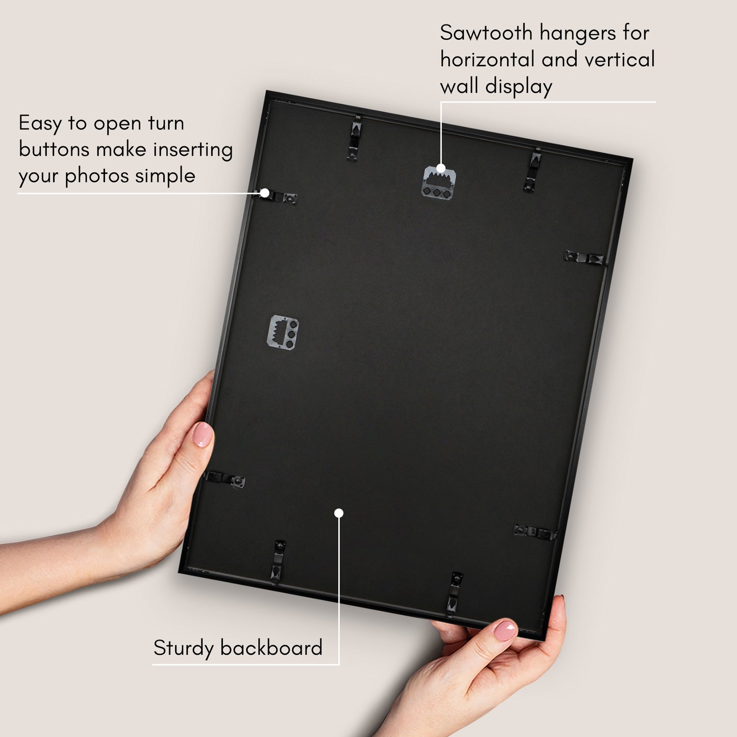 Aluminum Picture Frame | Brooklyn Portrait Collection |Modern - Premium Quality