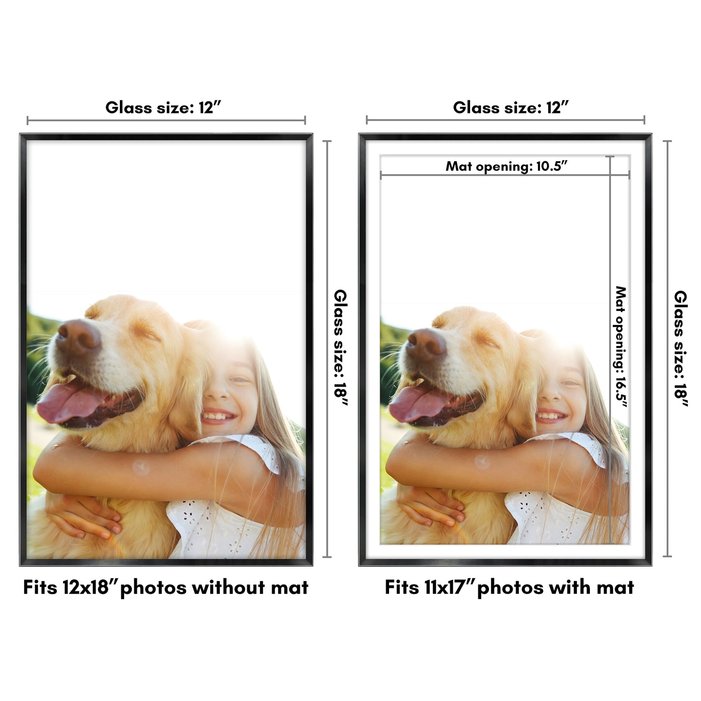 Aluminum Picture Frame | Brooklyn Portrait Collection |Modern - Premium Quality