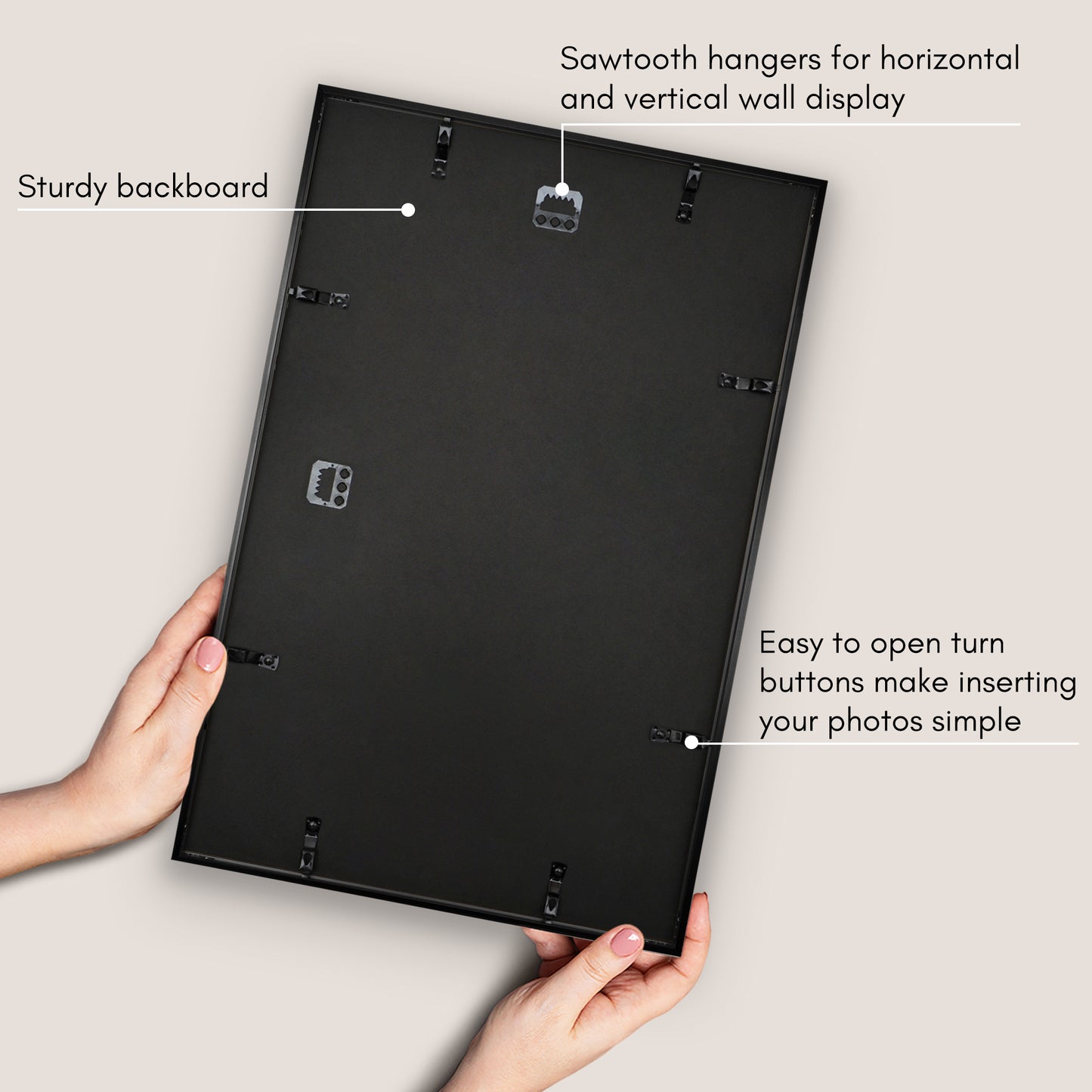 Aluminum Picture Frame | Brooklyn Portrait Collection |Modern - Premium Quality