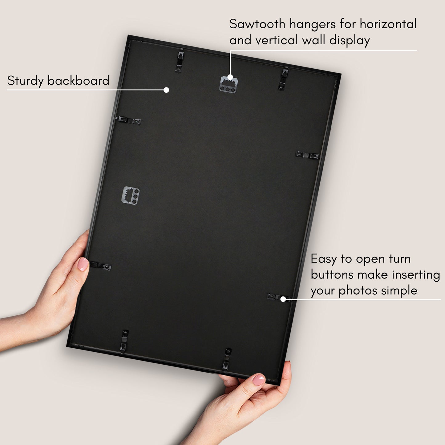 Aluminum Picture Frame | Brooklyn Portrait Collection |Modern - Premium Quality