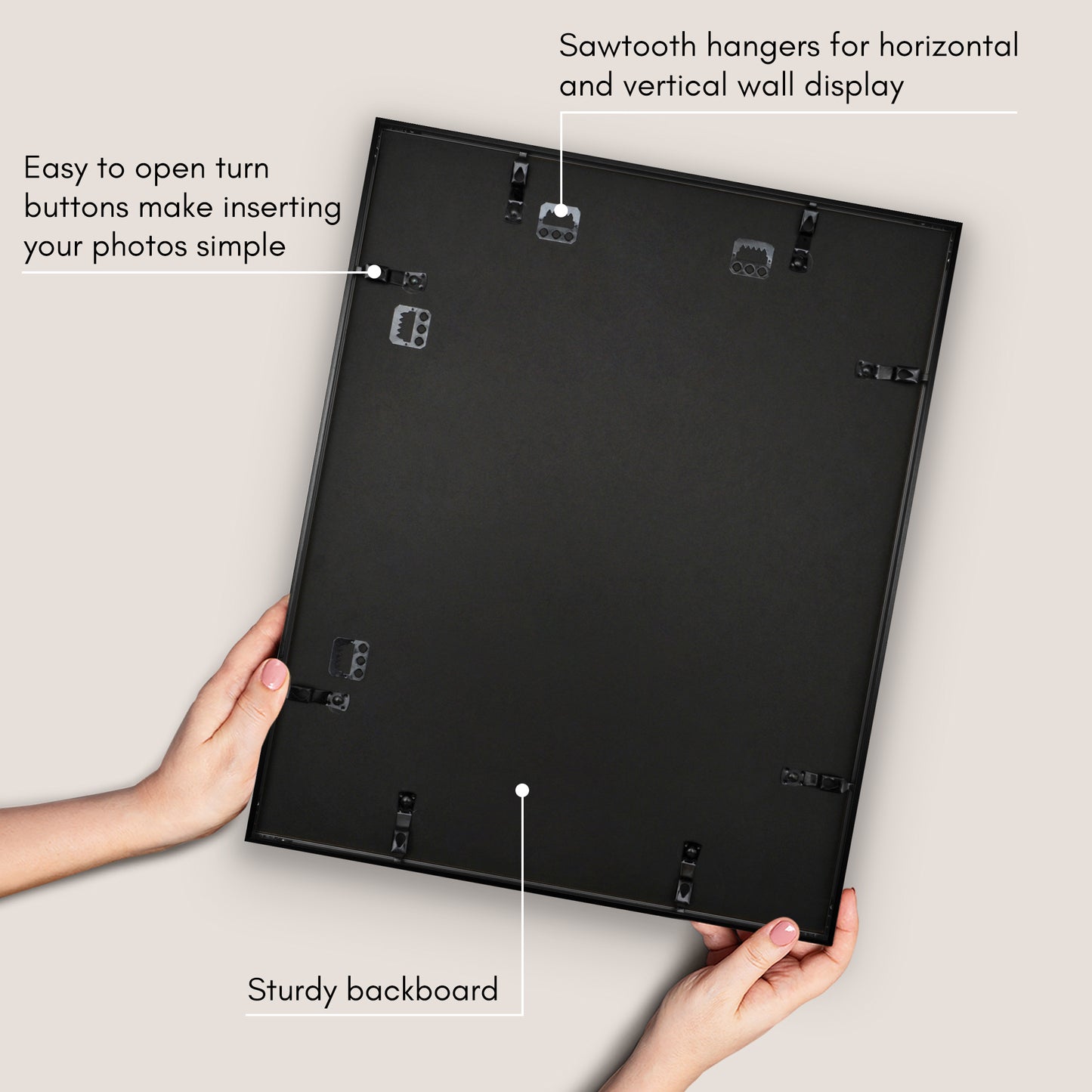 Aluminum Picture Frame | Brooklyn Portrait Collection |Modern - Premium Quality