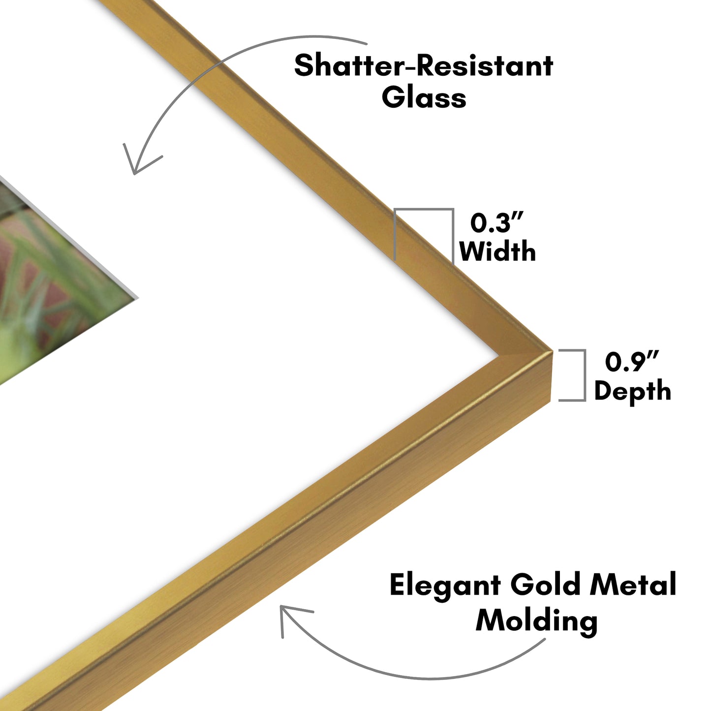Aluminum Picture Frame | Brooklyn Portrait Collection |Modern - Premium Quality