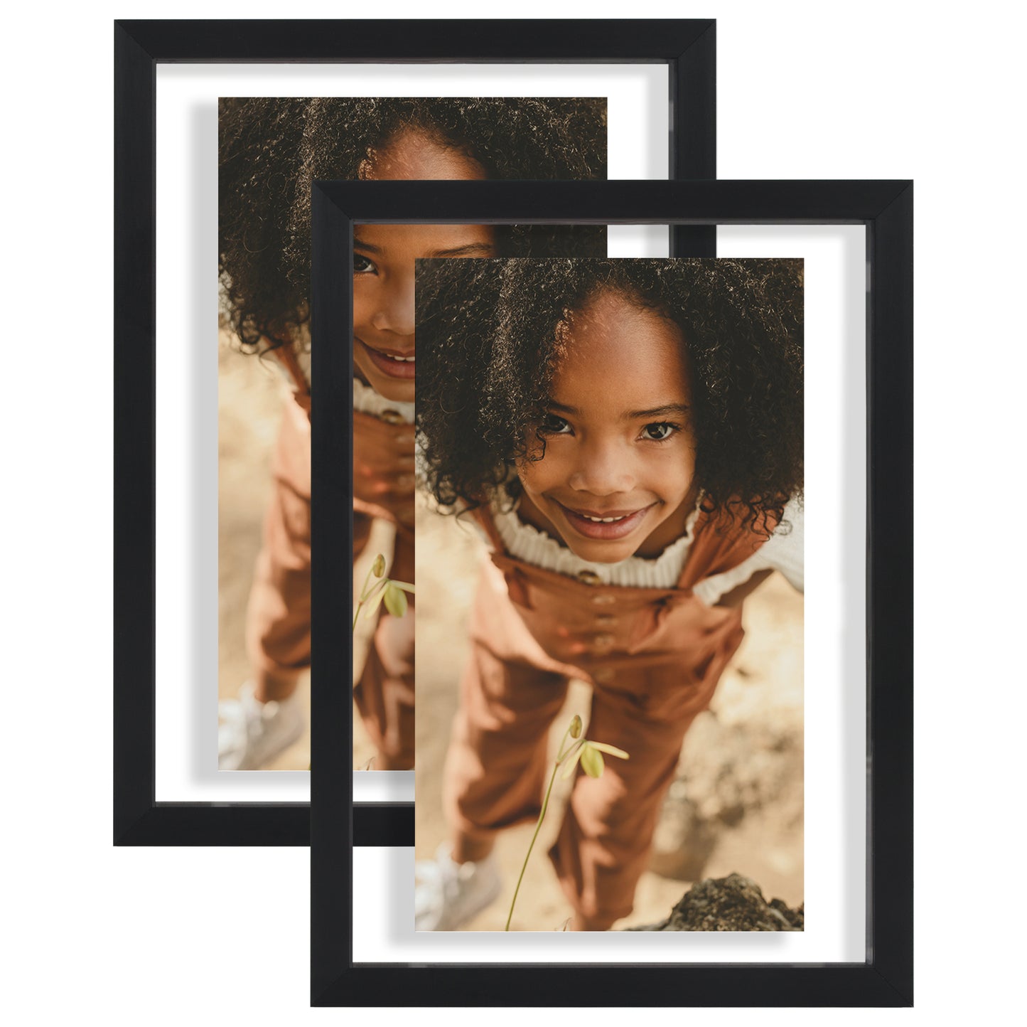 Aluminum Floating Frame | Metal Molding | Shatter-Resistant | Modern - Premium Quality
